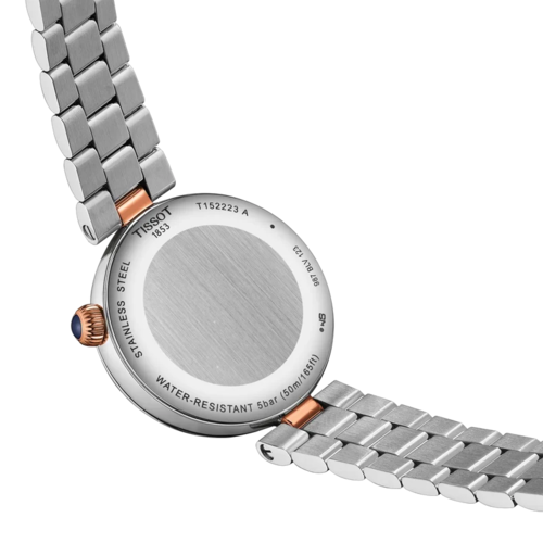 Tissot T1522232203600 DESIR Moonphase משובץ יהלומים נשים