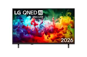 טלוויזיה חכמה LG QNED AI Mini LED QNED70 4K 2026 43 אינץ