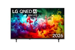 טלוויזיה חכמה LG QNED AI Mini LED QNED70 4K 2026 55 אינץ