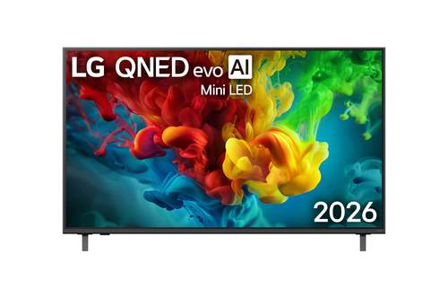 טלוויזיה חכמה LG QNED evo AI Mini LED QNED84 4K 2026 55 אינץ' - 55QNED84B6T