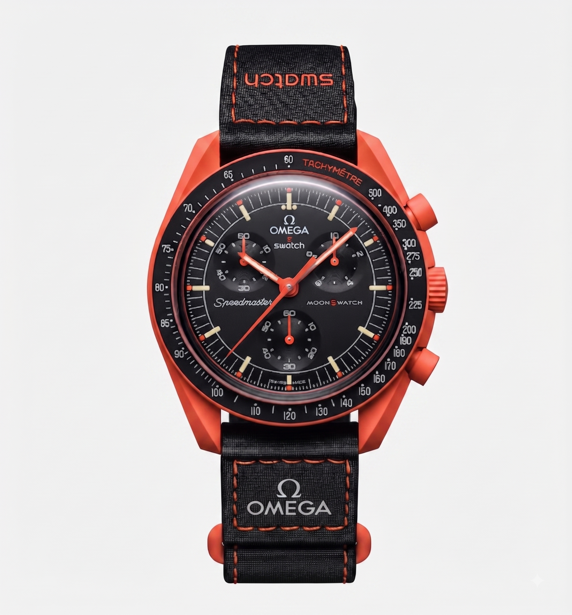 שעון לגבר Swatch x Omega MISSION ON EARTH LAVA