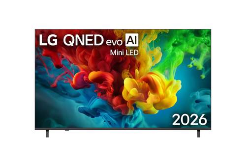 טלוויזיה חכמה LG QNED evo AI Mini LED QNED84 4K 2026 75 אינץ' 75QNED84B6T