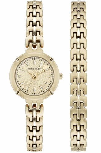 סט צמיד Anne Klein AK-5230GPST נשים חדש