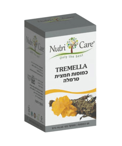 תמצית טרמלה - Tremella | מכיל 60 כמוסות | נוטרי קר NUTRI CARE