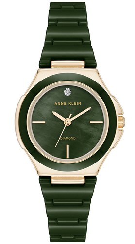 Anne Klein AK/5112GPGN קרמיקה שיבוץ יהלום לנשים