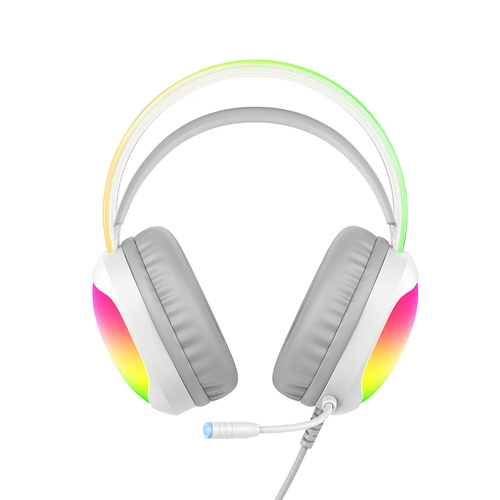 אוזניות גיימינג HOCO W119 RGB 7.1 לבן
