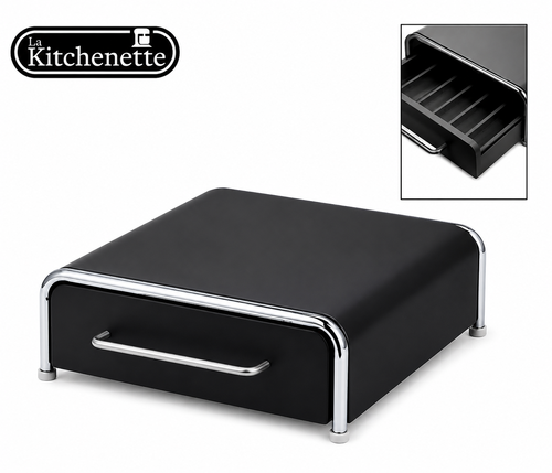 מעמד למכונת קפה עם מגירה לאחסון קפסולות La Kitchenette