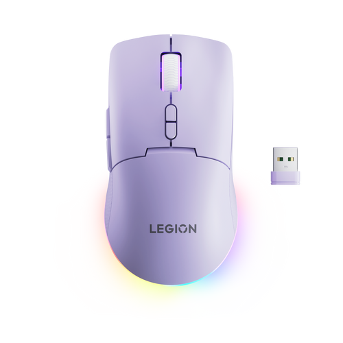 Lenovo Legion M220 Wireless RGB Gaming Mouse (Aurora Purple) GY51V60438 לנובו