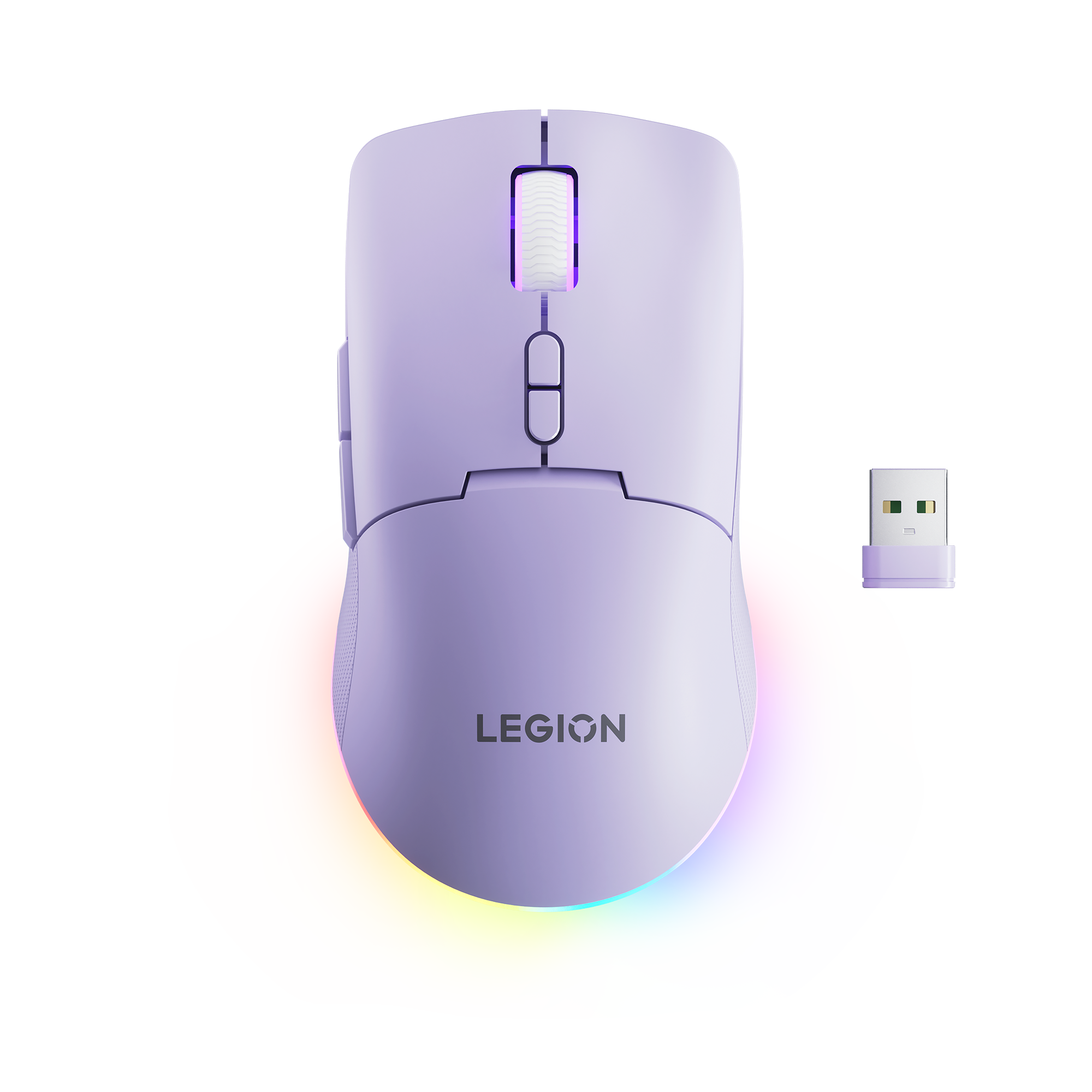 Lenovo Legion M220 Wireless RGB Gaming Mouse (Aurora Purple) GY51V60438 לנובו