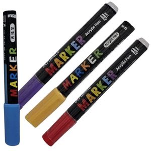 טוש אקרילי Marker ראש 2 מ"מ M.G