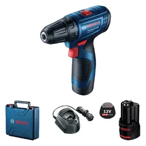 מברגה/מקדחה 12V + שתי סוללות 2.0AH BOSCH
