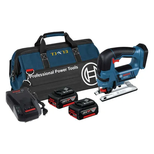 מסור אנכי נטען 18V + שתי סוללות 5.0AH GST 18V-LI – מסורים אנכיים