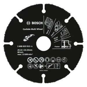להב למשחזת "4.5 (115 מ"מ) לעץ, פלסטיק ומסמרים BOSCH