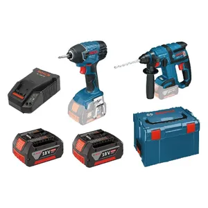 סט אימפקט 18V + פטישון 18V + שתי סוללות 5.0AH BOSCH