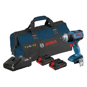 מפתח אימפקט נטען 18V + שתי סוללות 4.0AH BOSCH