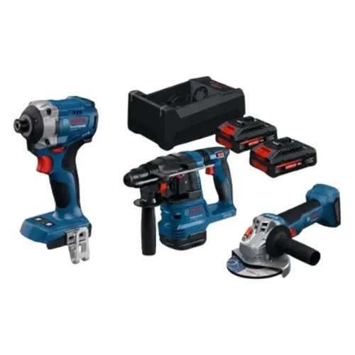 סט 3 כלים + שתי סוללות 4AH BOSCH-SET-18V – סטים