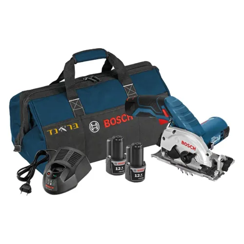 מסור עגול נטען 12V + זוג סוללות 3AH GKS 12V-26 – מסורים עגולים