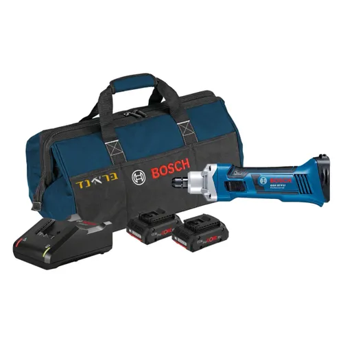 משחזת ציר 18V + שתי סוללות 4.0AH GGS 18V-LI – משחזות ציר