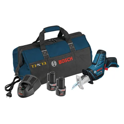 מסור חרב נטען קומפקטי 12V + שתי סוללות 2.5AH GSA 12V-14 – משורי חרב