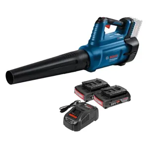 מפוח אוויר מקצועי BRUSHLESS 18V + זוג סוללות 2A ומטען BOSCH