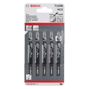 סט 5 להבי עץ למסור אנכי BOSCH