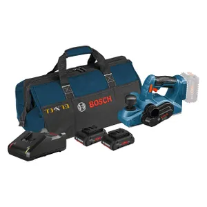 מקצוע נטען 18V + שתי סוללות 4.0AH BOSCH