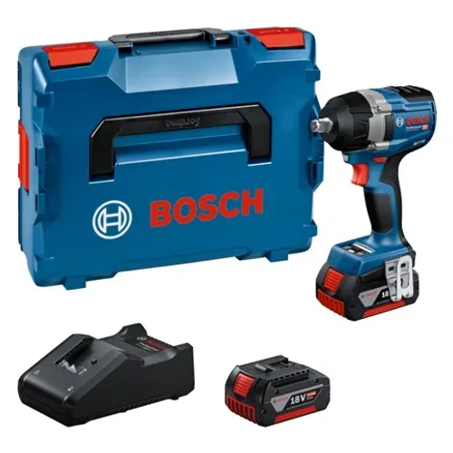 מפתח אימפקט 18V + שתי סוללות 5.0AH GDS 18V- 750C – מפתחות אימפקט