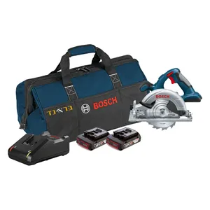 משור עגול נטען 18V + שתי סוללות 3.0AH BOSCH