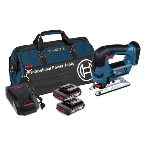 מסור אנכי נטען 18V + שתי סוללות 3.0AH GST 18V-LI – מסורים אנכיים