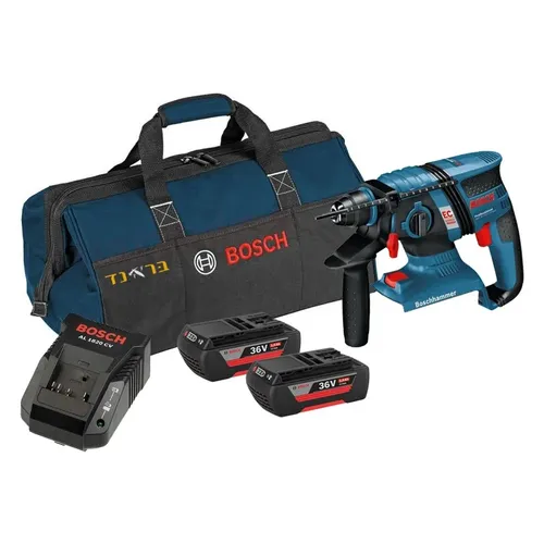 פטישון נטען קומפקטי 36V + שתי סוללות 2.0AH GBH 36V-LI COMPACT – פטישונים נטענים
