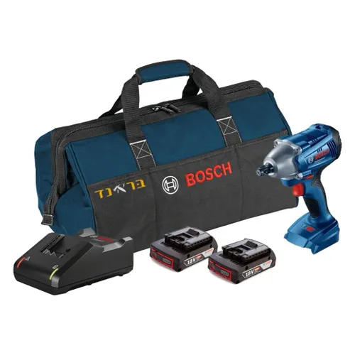 מפתח אימפקט נטען 18V + שתי סוללות 3.0AH GDS 250-LI – מפתחות אימפקט