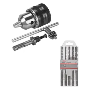 פוטר אוניברסלי + סט מקדחי SDS BOSCH