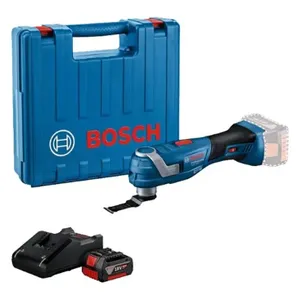 מסור / מלטשת 18V + סוללה 4A ומטען BOSCH
