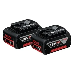 זוג סוללות ליתיום 18V 4A BOSCH