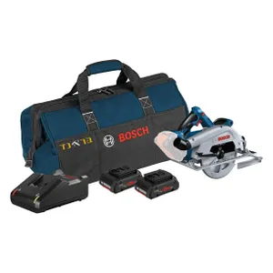 מסור עגול נטען 18V + שתי סוללות 4.0AH BOSCH