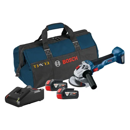 משחזת זווית נטענת 18V + שתי סוללות 5.0AH GWS 18V-10 – משחזות זוית