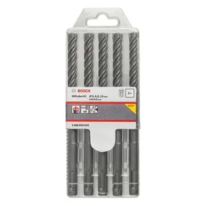 סט 5 מקדחי SDS-plus - 5X BOSCH