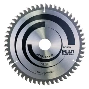 להב Multi Material לעץ ואלומיניום "8.25 - 54 שיניים BOSCH