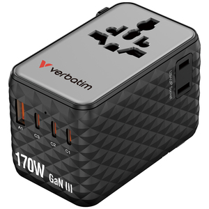 מתאם נסיעות אוניברסלי Verbatim Charge 