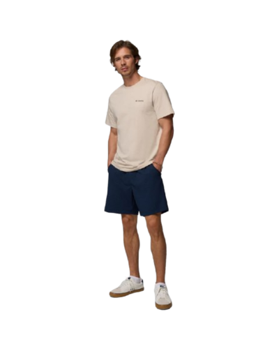 חולצה קצרה גברים CSC Logo Back Tee אבן – Columbia
