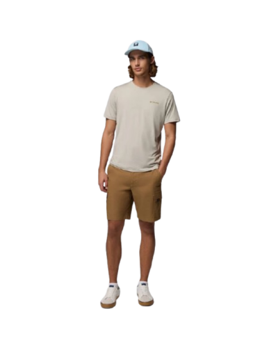 חולצה קצרה גברים Parsons Point S/S Back Gr T אבן – Columbia