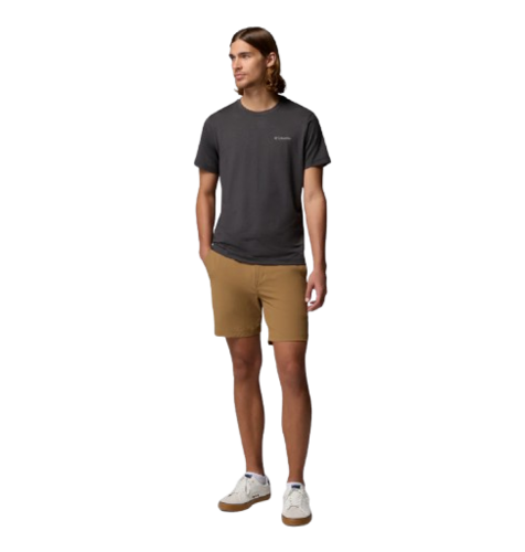 חולצה קצרה גברים Parsons Point S/S Back Gr T שחורה – Columbia