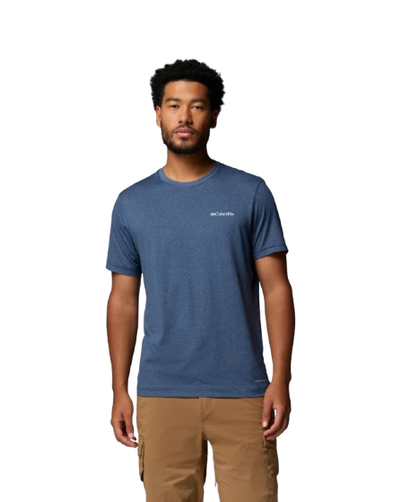 חולצה קצרה גברים Parsons Point S/S Back Gr T נייבי – Columbia