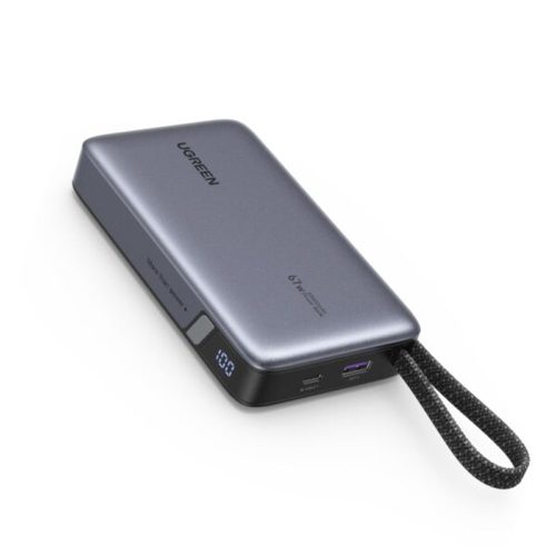  סוללת גיבוי UGREEN Nexode 20000mAh 67W עם כבל מובנה UGREEN PB550 55996B 