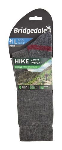 LIGHTWEIGHT MERINO PERFORMANCE גרבי Bridgedale