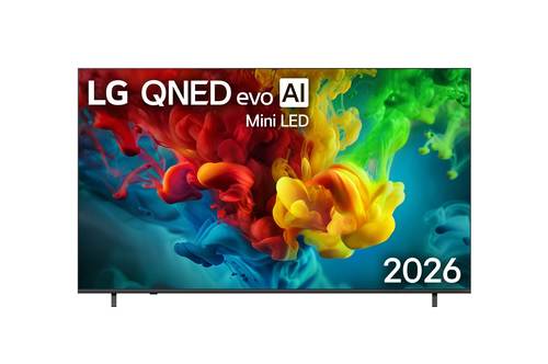 טלוויזיה חכמה LG QNED evo AI Mini LED QNED84 4K 2026 85 אינץ' 85QNED84B6T