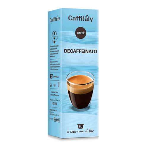 10 קפסולות קפיטלי נטול קפאין Caffitaly Decaffeinated