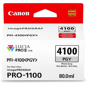ראש דיו מקורי אפור פוטו Canon PFI-4100PGY 
