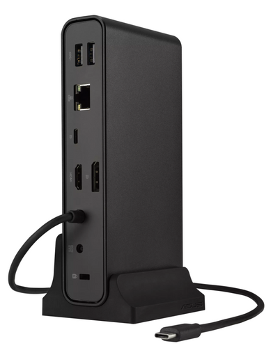 תחנת עגינה ASUS Triple Display USB-C Dock DC300 עם תמיכה בעד 3 מסכי 4K וטעינה עד 85W