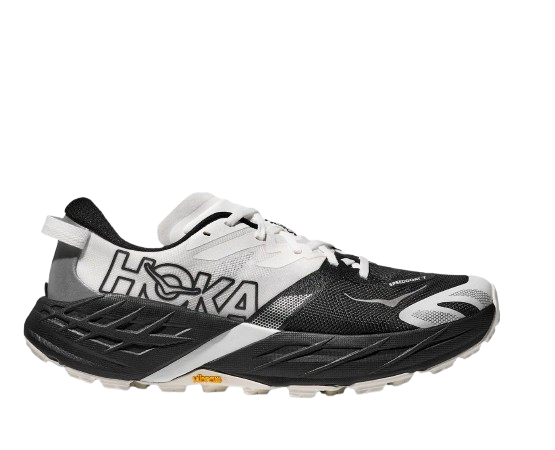 נעלי ספורט גברים SPEEDGOAT 7 WIDE שחור/לבן - HOKA